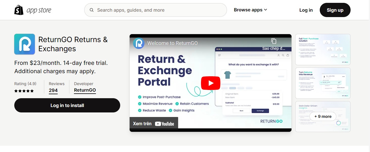 ReturnGO Returns & Exchanges
